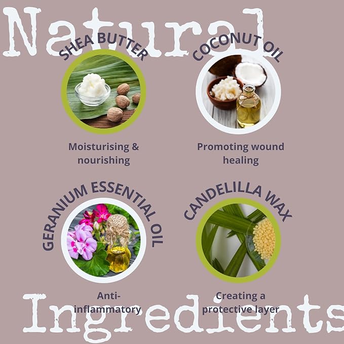 100% Organic After Sun moisturiser Dog Nose & Paw Balm Protector | Dog Paw Moisturiser Balm Moisturises and Conditions and Relieves Dry and Cracked Pads | Food Grade Ingredients 30ML