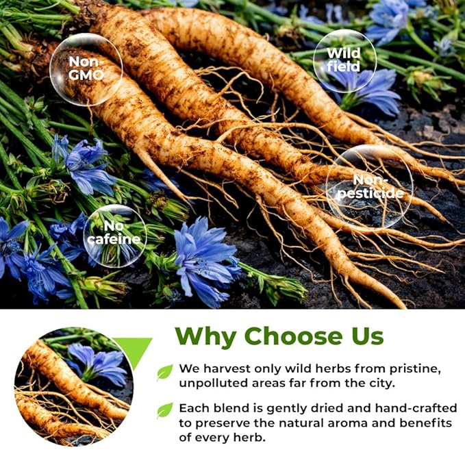 4 oz. Tea Chicory Root Tea Herbal (Cichorium Intybus) - 113g Сhickory Root Herb Achicoria