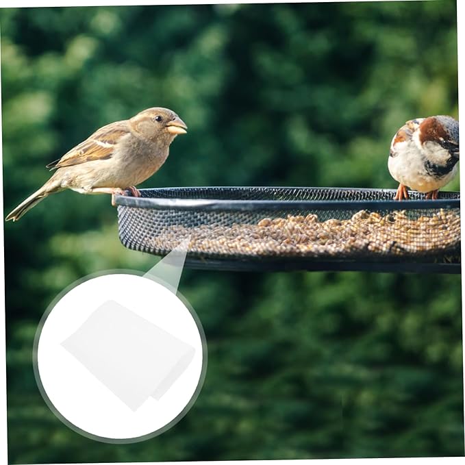 KESYOO 100pcs Bird Cage Liner Disposable Absorbent Liners for Parrot Cages Moisture-Resistant Clean-up Fecal Pads for Birdcage Care