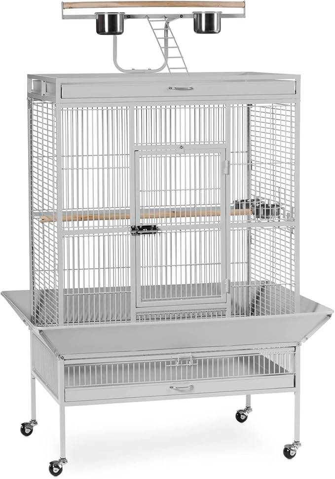 Prevue Pet Products Wrought Iron Select Bird Cage Pewter Hammertone 3154W