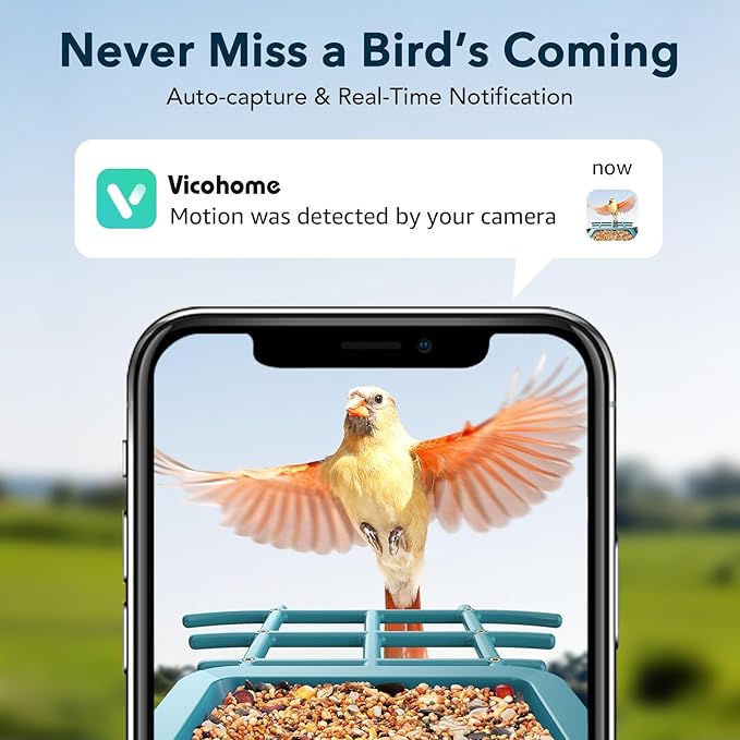 PeckCam® Bird Feeder with Camera Solar Powered, AI Identify & Auto Capture with 32GB Card, 2K HD Live Video Smart Bird Feeder Camera Instant Notifications in Backyard, Gift for Bird Lovers