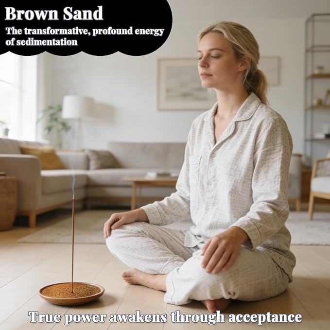 RAINFLOW 15oz Fine Brown Sand - Quartz Sand for Crafts & Decor | Decorative Sand for Aquarium Tank, Wedding Unity Ceremony, Zen Garden, Vase Filler & Incense Burner & Substrate