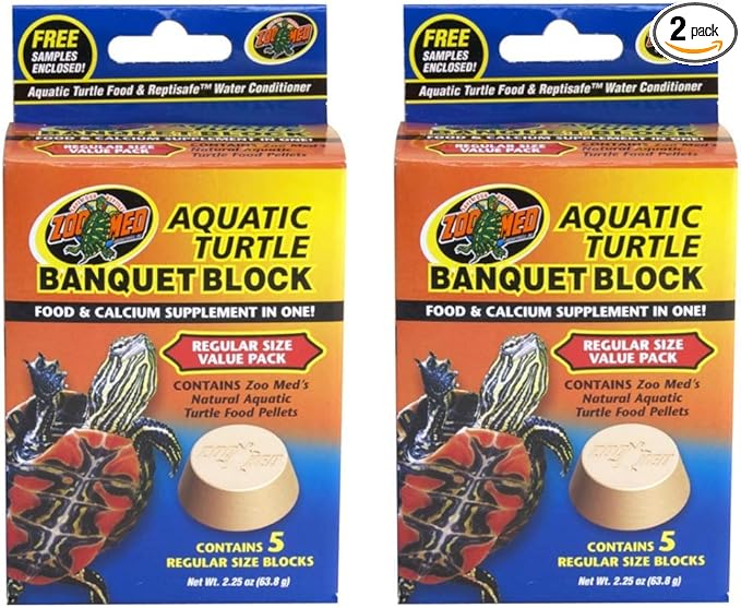 Zoo Med Block Value Pack for Aquatic Turtle [Set of 2]