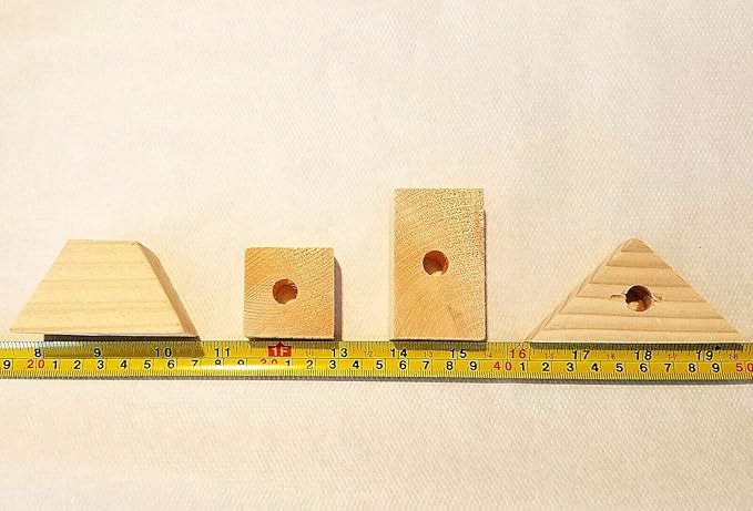 Wood Wooden Blocks 160 All Natural for DIY Cage Toy Macaw Cockatoo African Grey