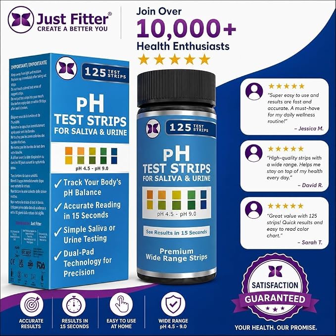 pH Test Strips for Testing Alkaline and Acid Levels in The Body. Track & Monitor Your pH Level Using Saliva and Urine. pH Tester for Highly Accurate Results in Seconds.