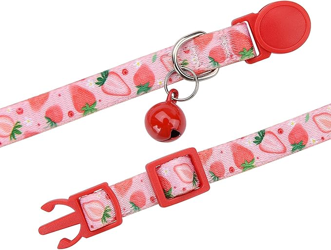 MarukoPet Cat Collar Breakaway with Bells, 3 Pack Girl Boy Pet Cat Collar with Bohemia Floral Tribal Geometric Patterns, Adjustable 7.5-12 Inch, with Safety Buckle for Kitten Cat(Set C)