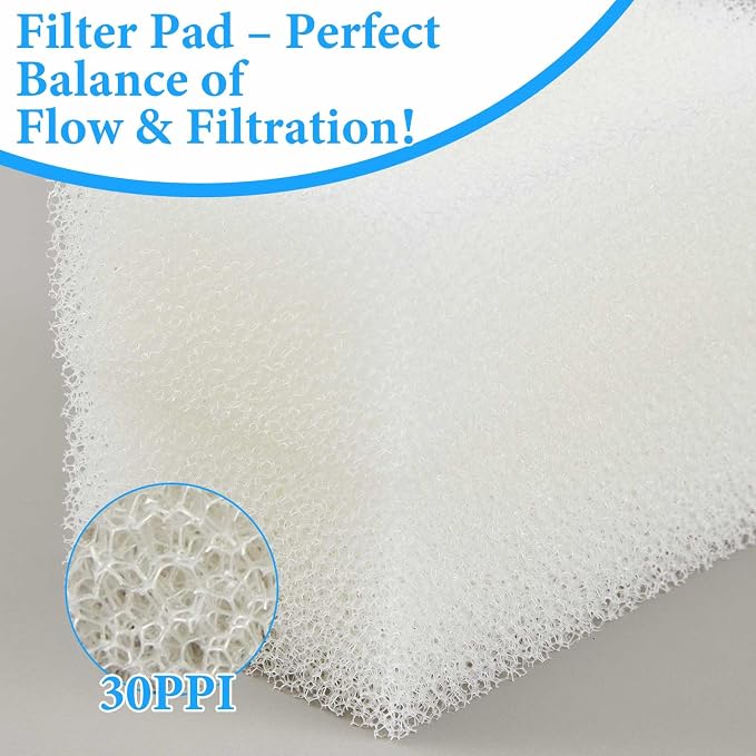 Threlaco 6 Pcs Compatible with Aquaclear 70 Foam Filter Inserts, for Filtering Mechanical and Biological Media, Keeping the Water Tank Clean and Fresh