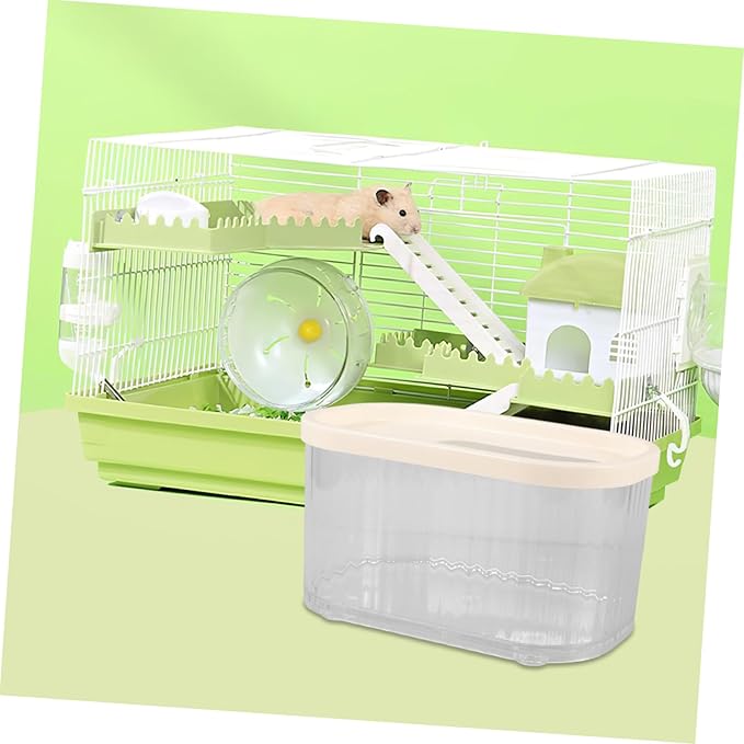 SUPVOX Hamster Dust Bath Container Easy Pet Bathtub Hamster Bathroom Chinchilla Sand Bath Bowl