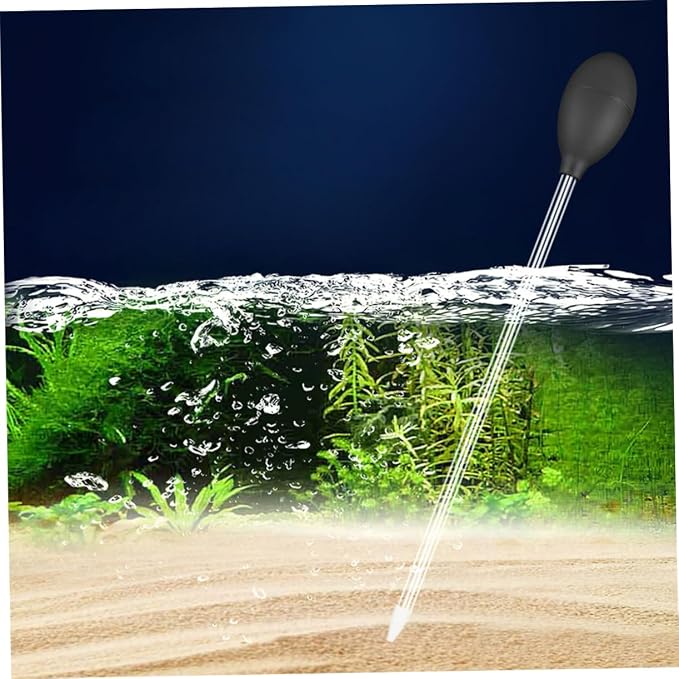 SHOWERORO Aquarium Siphon Vacuum Cleaner Manual Water Changing Tool for Fish Tank Maintenance Multifunctional Gravel Vacuum for Efficient Waste Removal and Easy Cleaning