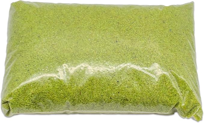 2 lbs Bright Fine Floral Sand for Vases, Planters and Pots, Terrariums, Aquariums, Fairy Garden, and Arts & Crafts - 13 Colors Available (Citrus Lime)