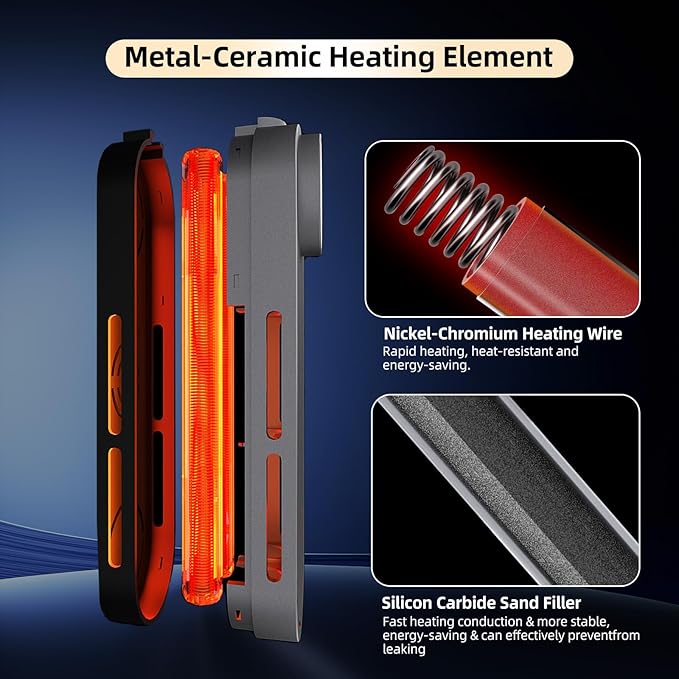 75W Aquarium Heater, Digital Submersible with External Controller | 75W for 5-20gal, rapid heat. Dual °F/°C. Overheat & dry-run protection. Explosion-proof. External controller.