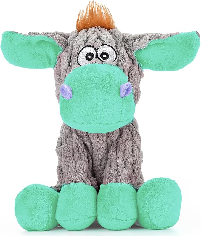 loncoldy Dog Toys, Interactive Dog Squeaky Toys, Tough Crinkle Stuffed Animal Chew Toy for Small, Medium, Large Breeds, Plush Toy to Keep Them Busy, Pet Toys for Dogs