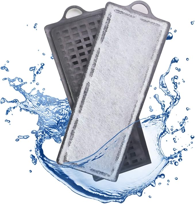 boxtech Aquarium Replacement Hang On Filter Cartridge, Pack of 2 (2 pcs 5-10 Gal Filter Cartridge)