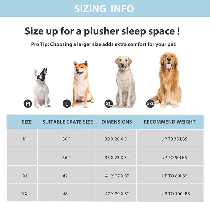 Cooling Dog Bed for 2XL Large Dogs - Orthopedic Pet Beds with Memory Foam, QMAX>0.5, Waterproof Removable Washable Cover for Hot Weather, Gery, 47" L x 29" W x 3" H