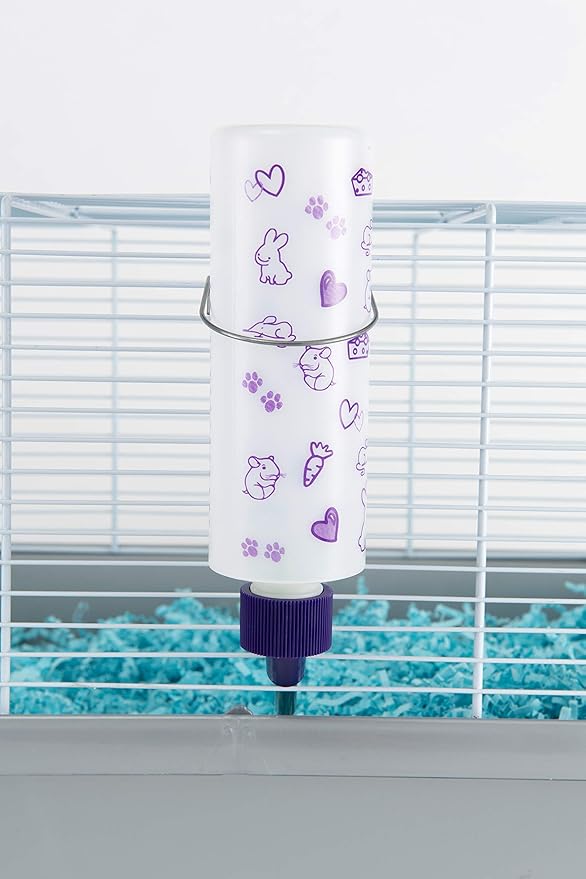 Lixit Weather Resistant Water Bottles for Rabbits, Ferrets, Guinea Pigs, Rats, Mice and Other Small Animals. (8 Ounce Pack of 1)