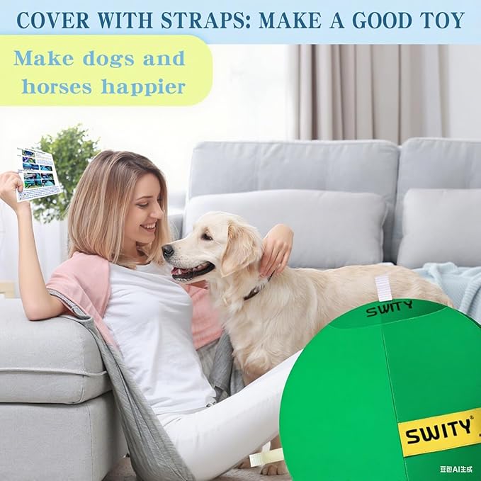 Horse Ball 40inch - Extra Large Toy for Adult Horses, Ideal for Pasture & Indoor Stall Boredom Relief