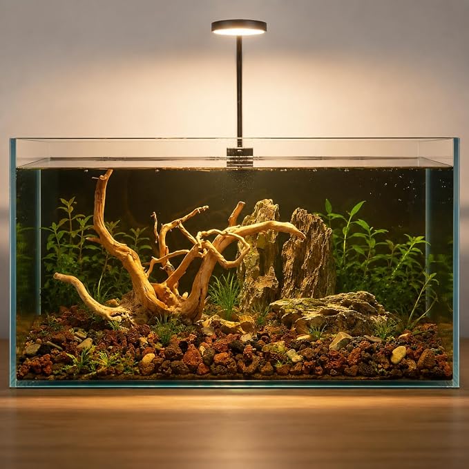 emours Spider Wood for Aquarium, Natural Driftwood for Fish Tank Decor, Aquascape Wood for Freshwater Aquarium & Reptile Habitat (12-16 Inch / 30-40 cm)