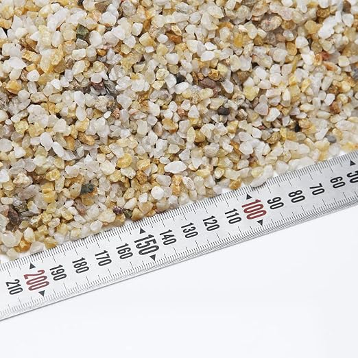 10lbs Coarse Sand Stone for Decorative Rocks, Soil Cover Bonsai, Succulent, Terrarium, Cactus, Aquarium, Garden, DIY, Natural Sand Top Dressing
