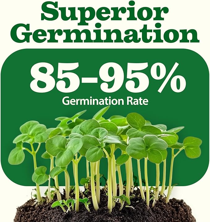 HOME GROWN 55 Variety Survival Seed Vault 28,000+ Heirloom Non-GMO Vegetable Seeds for Planting, High Germination, Emergency Food Supply,Year-Round Garden Starter Kit,Gift for Gardeners (55 Varieties)