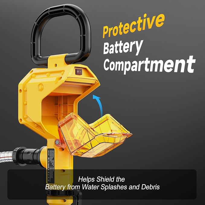 Brushless Stick Water Transfer Pump Compatible with DeWalt 20V Battery | (Tool Only,No Battery),720GPH Cordless Submersible Utility Pump with 36"Aluminum Barrel for Pool,Garden,Pond & Flooded Areas