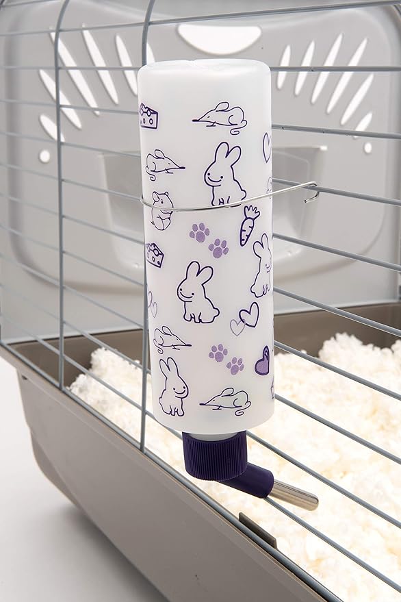 Lixit Weather Resistant Water Bottles for Rabbits, Ferrets, Guinea Pigs, Rats, Mice and Other Small Animals. (16 Ounce Pack of 1)