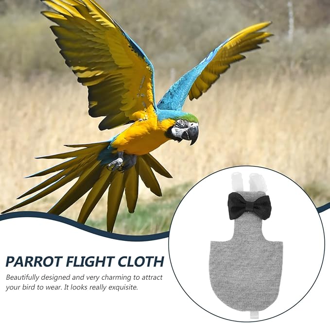 SUPVOX Bird Diaper Pigeon Flight Suit Reusable Parrot Clothing Adorable Design for Cockatoos Parakeets