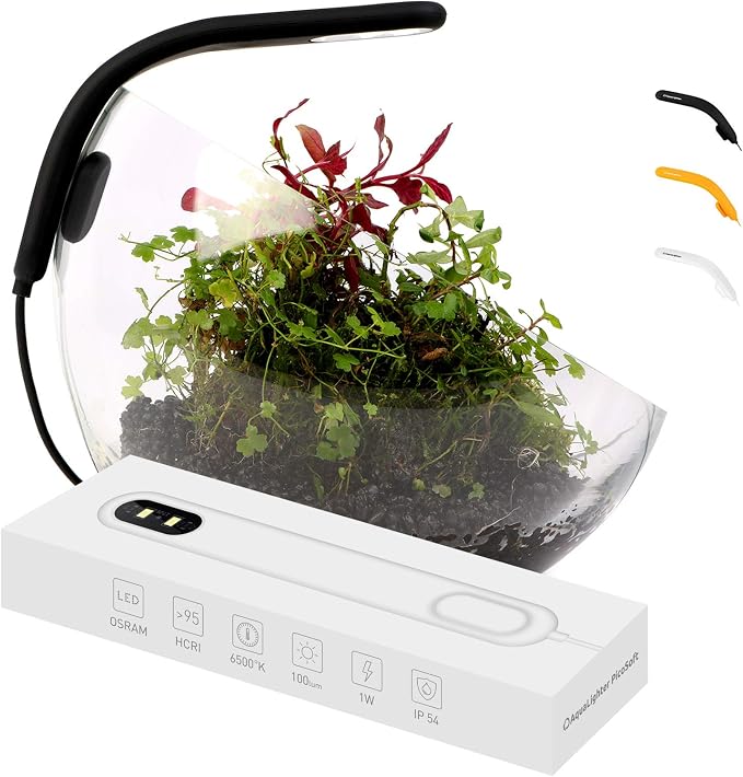 Clip On Fish Tank Light LED Flexible Aquarium Lamp for Plants | Plants & Fish Aquarium Lighting, Full Spectrum Grow Lamp, Easy Install, Safe Durable Waterproof for Freshwater, Saltwater
