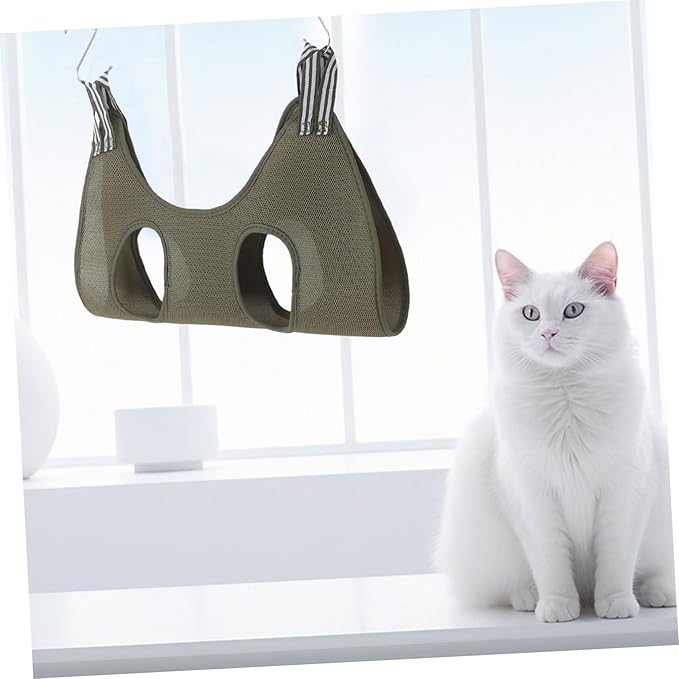 TOYANDONA Comfortable Cat Dog Grooming Hammock Space-Saving Multifunctional Pet Care Accessory