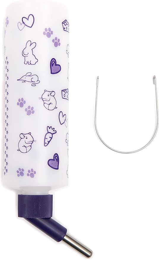 Lixit Weather Resistant Water Bottles for Rabbits, Ferrets, Guinea Pigs, Rats, Mice and Other Small Animals. (16 Ounce Pack of 2)