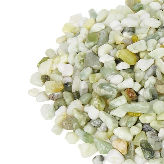 GASPRO 10 Pound Pebbles for Indoor Plants, 3/8 Inch Decorative Pebbles for Bamboo, Vase, Succulents, Garden, Landscaping, Highly Polished and Smooth Surface, Jade