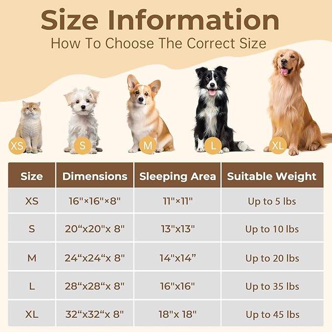 Calming Large Donut Dog Bed, Round Soft Fluffy Plush Faux Fur Anti-Anxiety Washable Anti-Slip Pet Bed for Medium Size Dog and Cat 28in Gray
