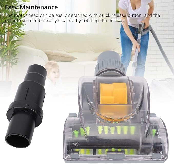 Generic Pet Hair Power Brush Replacement for Rotator, Replacement for Shark Navigator NV350 NV350W NV351 with Motor Head Button and Adapter