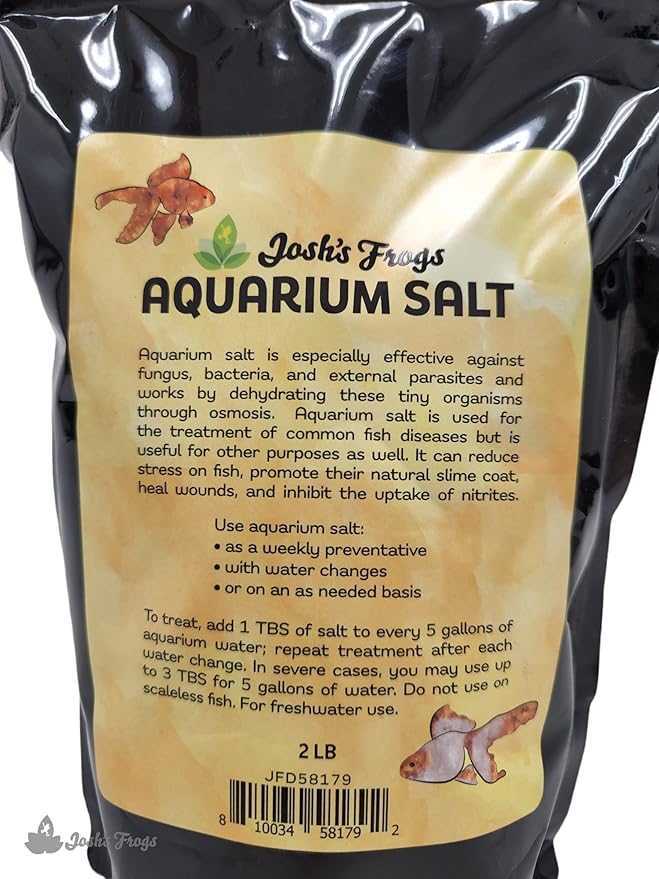 Josh's Frogs Aquarium Salt (2 lb)- Freshwater Aquarium Treatment