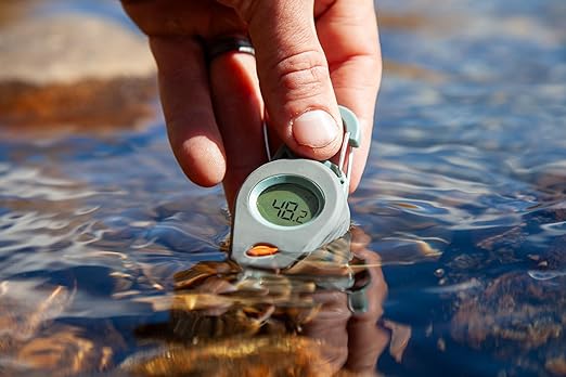 fishpond Riverkeeper Digital Thermometer | Fly Fishing Water Temperature Stream Thermometer | Lake Water Temperature Guage