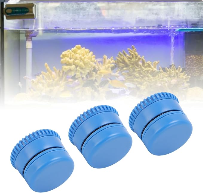 Pssopp 3Pcs Mini Magnetic Algaes Scrubber, Aquarium Algaes Remover Scrapers Glass Cleaner for Aquarium Glass Accessories