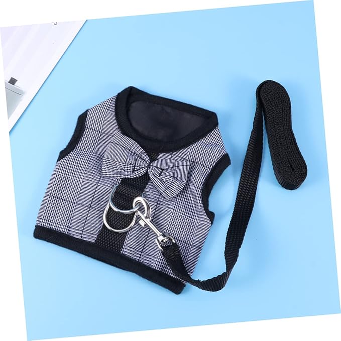 Toddmomy Pet Leash Rabbit Accessory Harness Breathable Mesh Vest Easy Off for Small Animals Style Harness