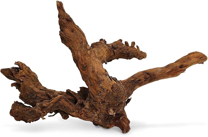 Hamiledyi Natural Large Driftwood for Aquarium 12-18 Inch Driftwood Branches Fish Tank Decoration Reptile Toy Assorted Size Reptile Habitat Decor Wood for Lizad (1 Pack)