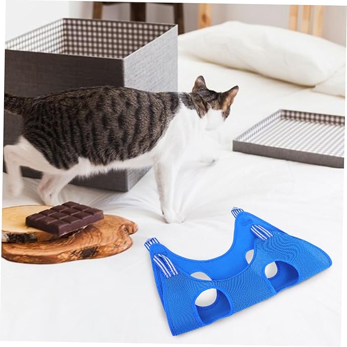 VICASKY Animal Hammock for Grooming Space-Saving and Cats Wall Door Mounted Comfortable Pet Grooming Strap Stylish for Home Decor