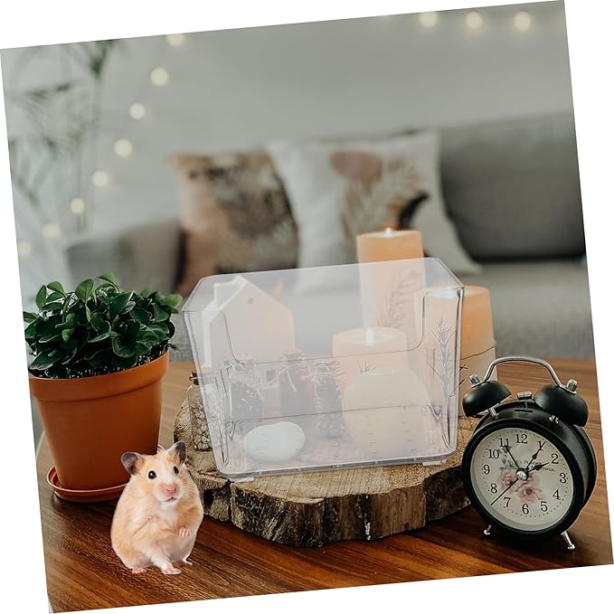 BESPORTBLE 3pcs Hamster Bathtub Little Pet Bathtub Plastic Pet Bath Basin Chinchilla Dust Bath Hamster Practical