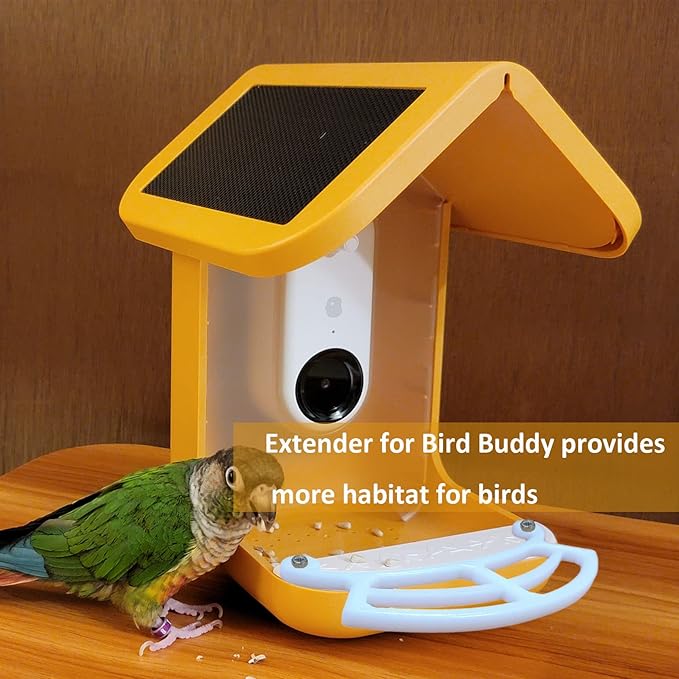 PIAOLGYI Perch for Bird Buddy Smart Bird Feeder, Accessories Compatible with Buddy Birdfeeder (White)