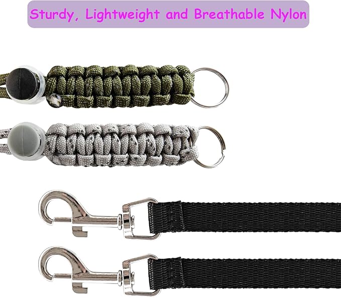 GOMICRAFT Handmade Figure 8 Harness and Leash for Rabbits/Bunnies/Ferrets/Bearded Dragons/Guinea Pigs/Rats/Chinchillas/Birds/Squirrels/Small Animals.Pack of 2
