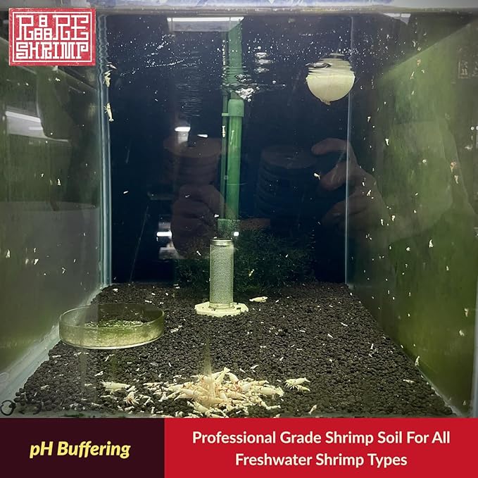 ShrimpSoil Pro - Freshwater Shrimp & Aquatic Plant Soil | Professional Buffering Substrate for Caridina & Neocaridina Shrimp | Aquarium Soil for Live Plants, Aquascapes & Aquasoil Setups (8L)