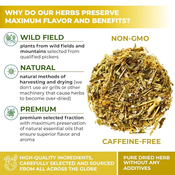 1.8 oz. Goldenrod Tea Herb Golden Root (Solidago Virgaurea L.) - 50g Dried Golden Rod Herbs Herbal Tea