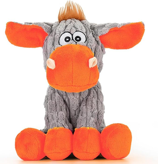 loncoldy Squeaky Dog Toys, Tough Chew Toys for Dogs, Crinkle Interactive Squeaky Stuffed Dog Toy for Small Medium Large Breeds, Plush Dog Toy to Keep Them Busy, Pet Toys for Dogs