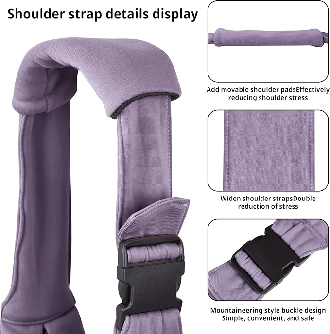CUBY Dog and Cat Sling Carrier - Hands Free Adjustable Small Pet Sling - Soft Pouch and Tote Design - Suitable for Puppy, Small Dogs Cats Outdoor