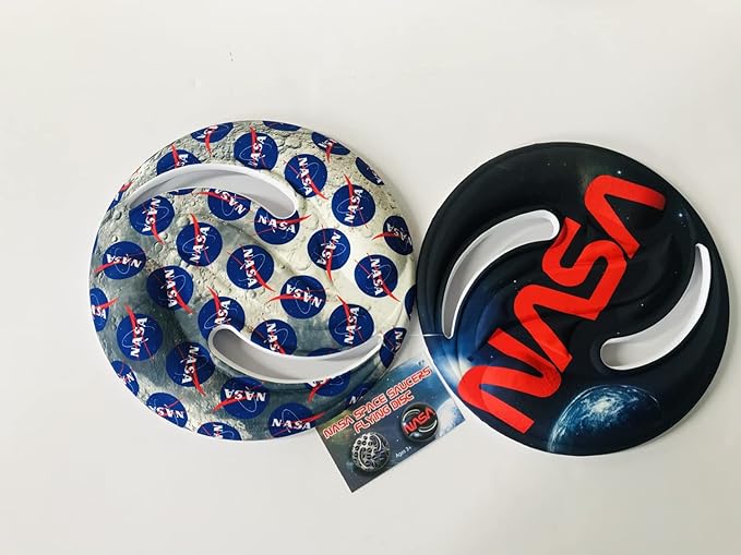 Aeromax NASA Space Saucer Foam Flying Disc 2 Pack (FD-A)