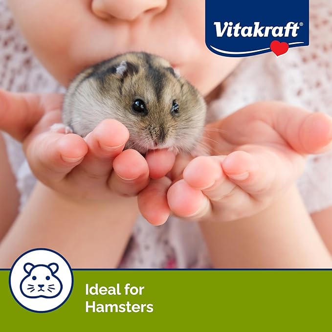 Vitakraft Hamster Strawberry Drops Treats 5.3 oz - Wholesome Small Animal Snacks with Yogurt and Fruit Flavor - Tasty Reward for Hamsters Gerbils and Other Little Pets,(Pack of 2)