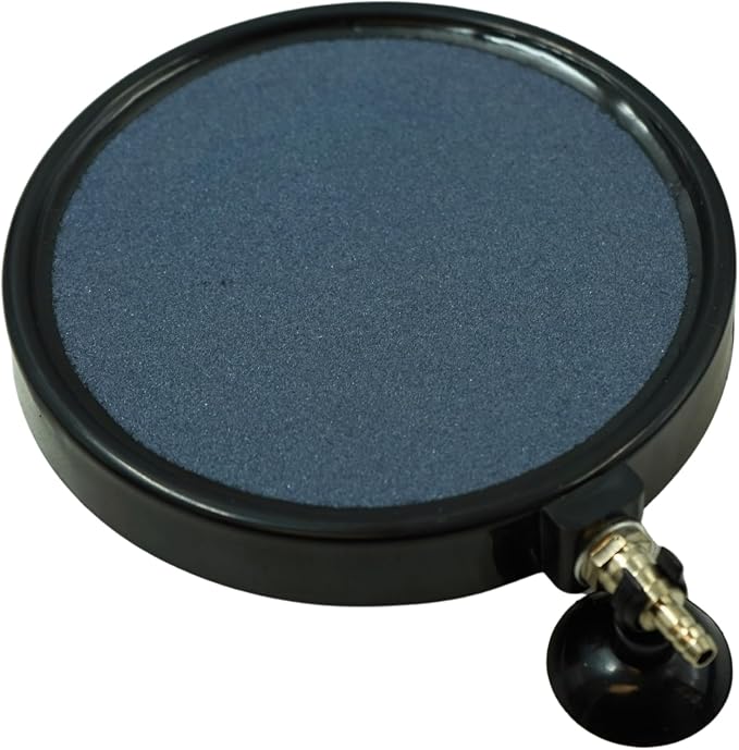 5 Inch Pond Aeration Micro Bubble Stone Diffuser Disc | High oxygen transfer, promotes beneficial bacteria, reduces sludge and toxic gases