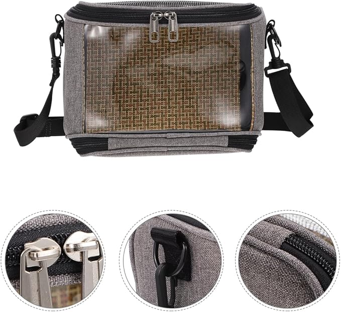 Balacoo Bird Carrier Bag, Breathable Pet Travel Carrier Backpack, Parrot Cockatiel Travel Bag for Lovebirds Conures Canary & Small Animal