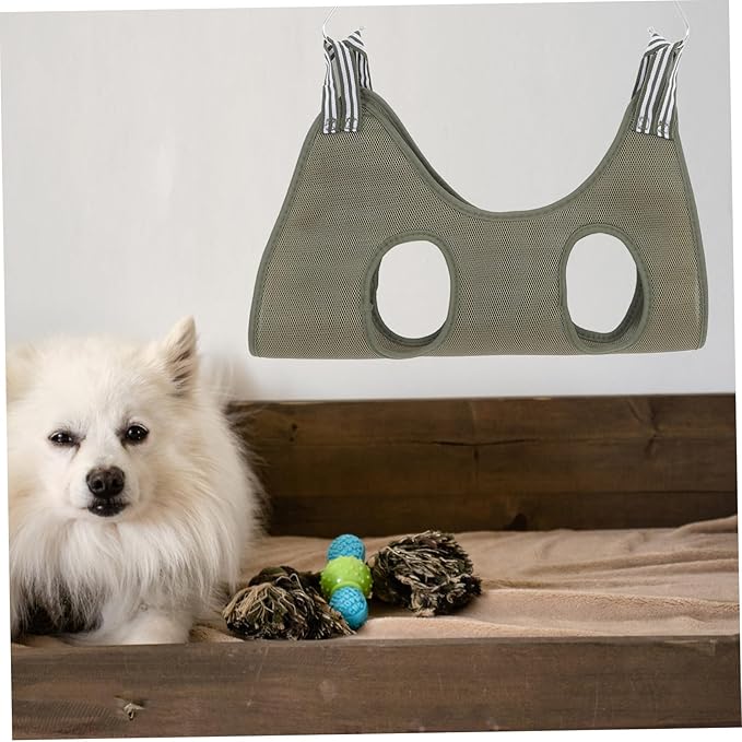 Totority Pet Grooming Strap Multi-Function Cat Dog Nail Trimming Hammock Wall Door Mount